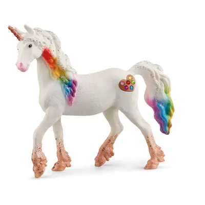 SCHLEICH - Egyszarvú kanca szív szivárvány