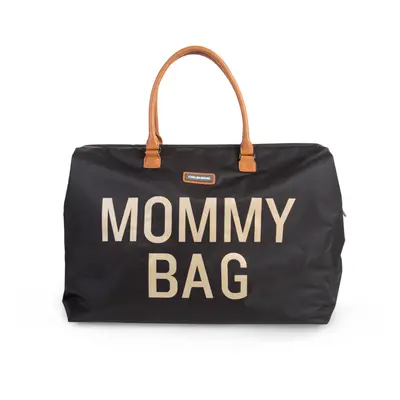 CHILDHOME - Pelenkázó táska Mommy Bag Big Black Gold