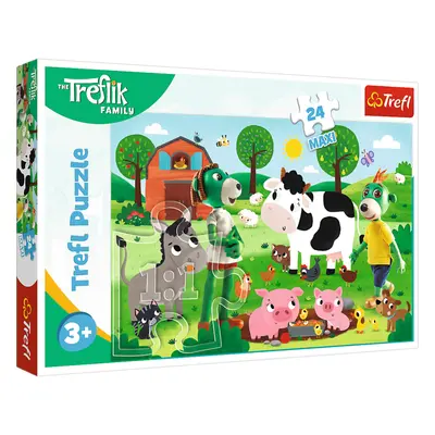 TREFL - Puzzle 24 Maxi - Treflík Family / Stúdió Rodzina Treflików