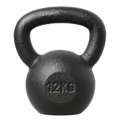 HMS - Öntöttvas kettlebell KZG12 12 kg, fekete