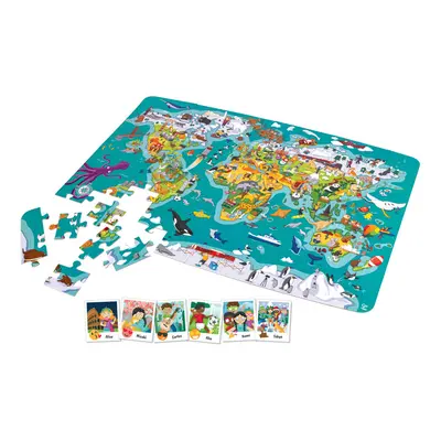 HAPE – Puzzle gyerekeknek - Világtérkép 2 az 1-ben