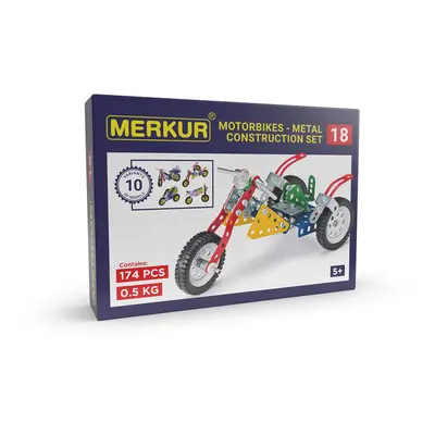 MERKUR - Merkúr 018 Motorkerékpárok, 174 alkatrész, 10 modell