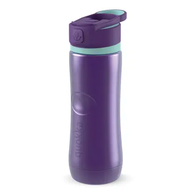 QUOKKA - SPRING Rozsdamentes acél sportpalack kihúzható szájjal VIOLET 600ml, 11824