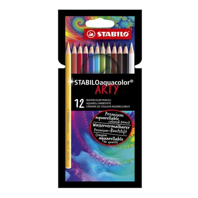 STABILO - Aquacolor Arty hatszögletű művészi zsírkréták 12 db