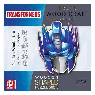 TREFL - Wooden puzzle 500+5 - Autobot: Optimus Prime / Hasbro Transformers FSC Mix 70%