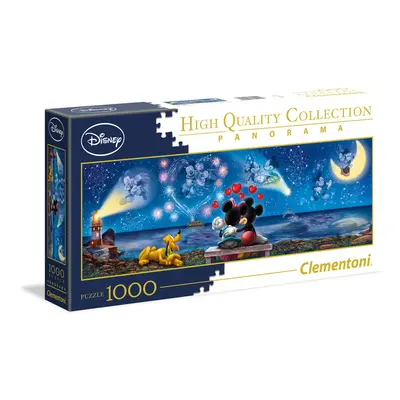 CLEMENTONI - Puzzle 1000 alkatrészek panorama - Mickey a Minnie