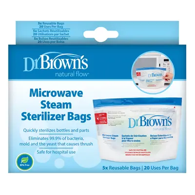 DR.BROWNS - Mikrohullámú sterilizáló tasakok 5db (D960)