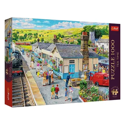 TREFL - Puzzle 1000 Premium Plus - Tea Time: Village Station