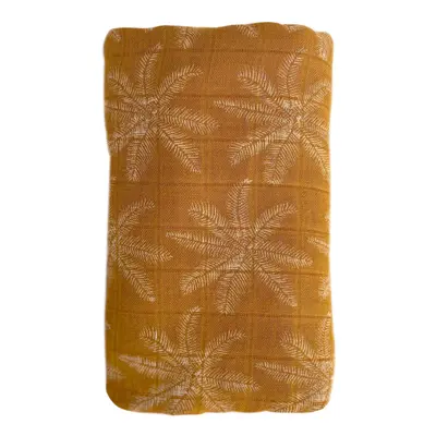 O.B. DESIGNS - Muszlin pelenka 120x120, Ginger / Palm Print