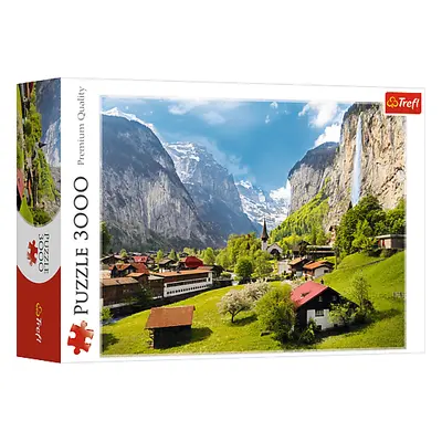 TREFL - Puzzle 3000 - Lauterbrunnen, Svájc