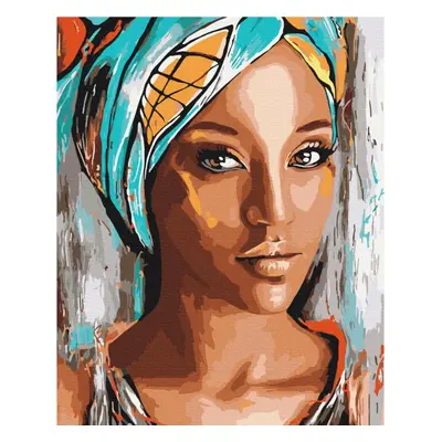 ASTRA – Festmény számok szerint AFRICAN WOMAN, keretben, 40x50cm, 801022903