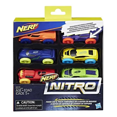 HASBRO - Nerf Nitro tartalék játékautó 6 darab C3172