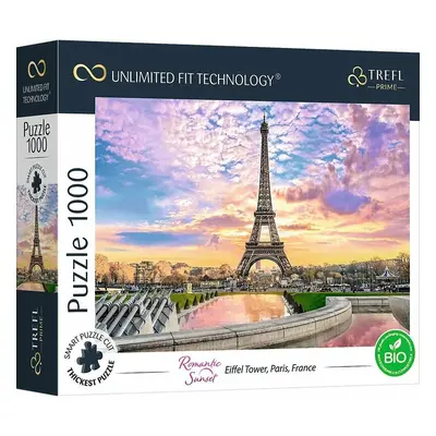 TREFL - Prime puzzle 1000 UFT - Romantikus naplemente: Eiffel-torony Párizsban, Franciaországban