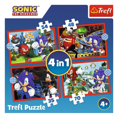 TREFL - Puzzle 4v1 – Sonic kalandjai / SEGA Sonic The Hedgehog