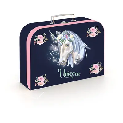 KARTON PP - Bőrönd laminált 34 cm Unicorn