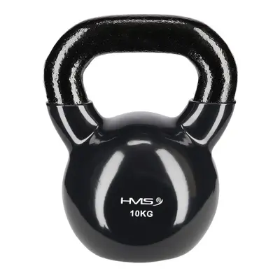 HMS - Vinyl borítású kettlebell KNV10 10 kg, fekete