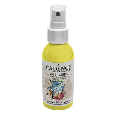 CADENCE - Textil spray festék, sárga, 100ml