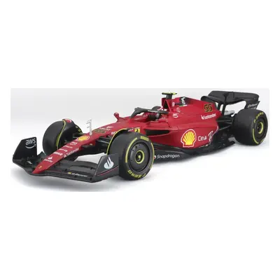 BBURAGO - 1:18 Formula F1 Ferrari Scuderia F1-75 (2022) nr.55 Carlos Sainz - pilótával és