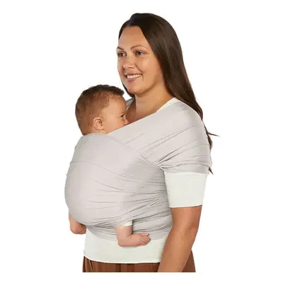 ERGOBABY - SÁL/Aura Sustainably Sourced Mesh Baby Wrap - Soft Grey