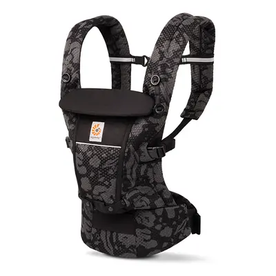 ERGOBABY - Adapt Soft Flex Mesh - Onyx virágok