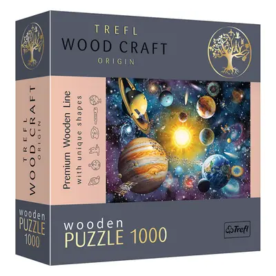 TREFL - Wooden puzzle 1000 – Utazás a Naprendszeren keresztül