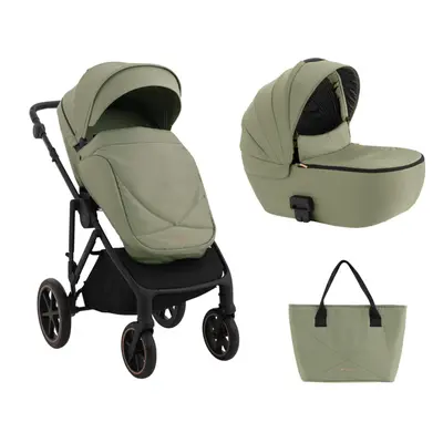 KIKKABOO - Babakocsi Thea 2in1 Army Grey 2024