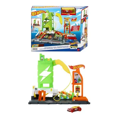 MATTEL - Hot Wheels City Super Töltőállomás