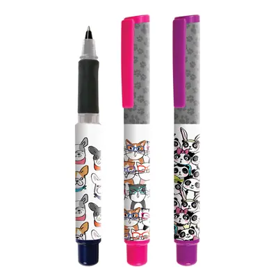 CRESCO - Rollerball Go Pen - Cartoon Animals