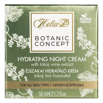 HELIA-D - Botanic Concept Éjszakai Hidratáló Krém Tokaji Bor Kivonattal 50 ml