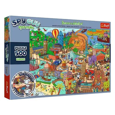 TREFL - Puzzle Gyűjtemény Spy Guy Lost: Európa 500 darabos