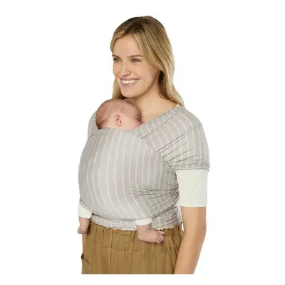 ERGOBABY - SÁL/Aura Sustainably Sourced Knit Baby Wrap - Grey Stripes