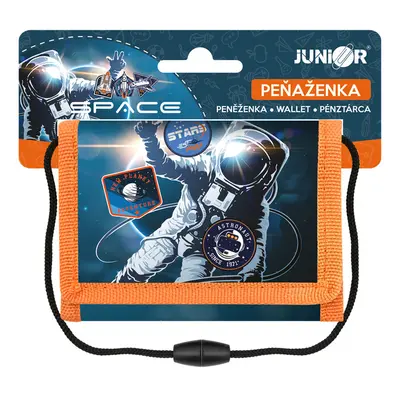 JUNIOR - Gyermek textil pénztárca - 6. sorozat - Space