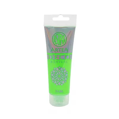 ASTRA - ARTEA Deco, Akril festék 75ml, Neon Green / Zöld Neon , 309123019