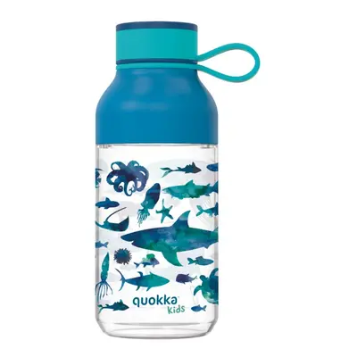 QUOKKA - KIDS SEA ANIMALS műanyag palack hurokkal, 430ml, 40154