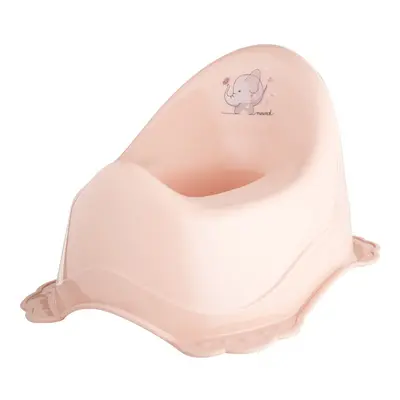 MALTEX - Csúszásmentes bili zenével Elefánt Minimal - peach rose