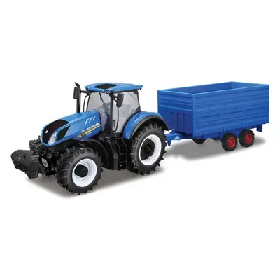 BBURAGO - 1:32 Farm New Holland traktor széna-mellékágazattal