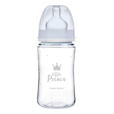 CANPOL BABIES - Royal Baby palack széles szájú 240 ml kék