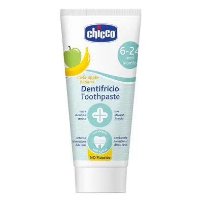 CHICCO - Alma-banán fogkrém fluorid nélkül 50ml, 6-24m