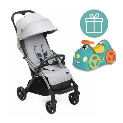 CHICCO - Sport babakocsi Goody Xplus - Pearl Grey + fútobicikli All around INGYENES