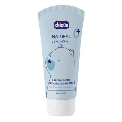 CHICCO - Natural Sensation baba arckrém shea vajjal és E vitaminnal 50ml, 0m+