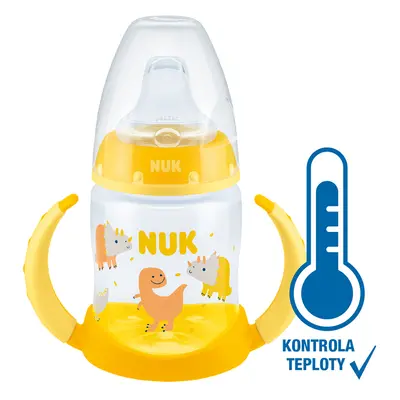 NUK - FC Palack cumisüveg 150 ml sárga, hőmérséklet-szabályozással