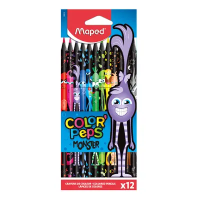 MAPED - Háromszögletű "COLOR'PEPS MONSTER" 12 db