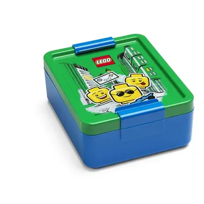 LEGO STORAGE - ICONIC Boy snack doboz - kék/zöld