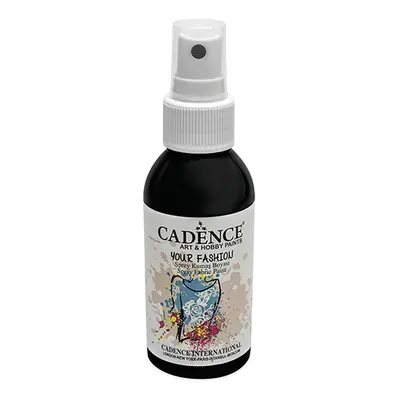 CADENCE - Textil spray festék, fekete, 100ml