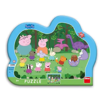 DINO - PEPPA PIG 25 kontúr puzzle