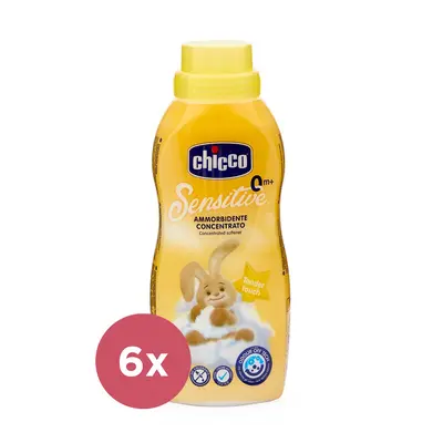 CHICCO - 6x Koncentrált lágyítószer Gentle touch 750 ml