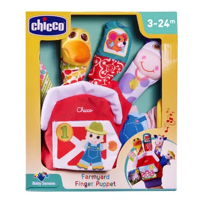 CHICCO - Kézi bábu hangokkal Farm 3m+