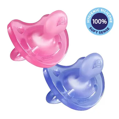 CHICCO - Physio Soft All-Silicone cumizó lány 2 db, 16-36m