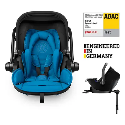 KIDDY - Autósülés Evoluna i-size 2 + Isofix talp 40-83 cm Sky Blue BZP