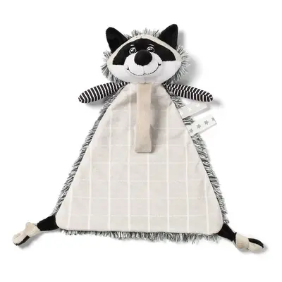 BABYONO - Játékállat cumi tartóval Rocky Raccoon 20 x 24 cm